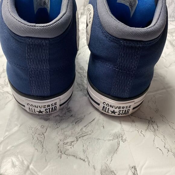 Converse CTAS HI STREET Midnight Navy Canvas Mid Sneaker - Picture 5 of 7